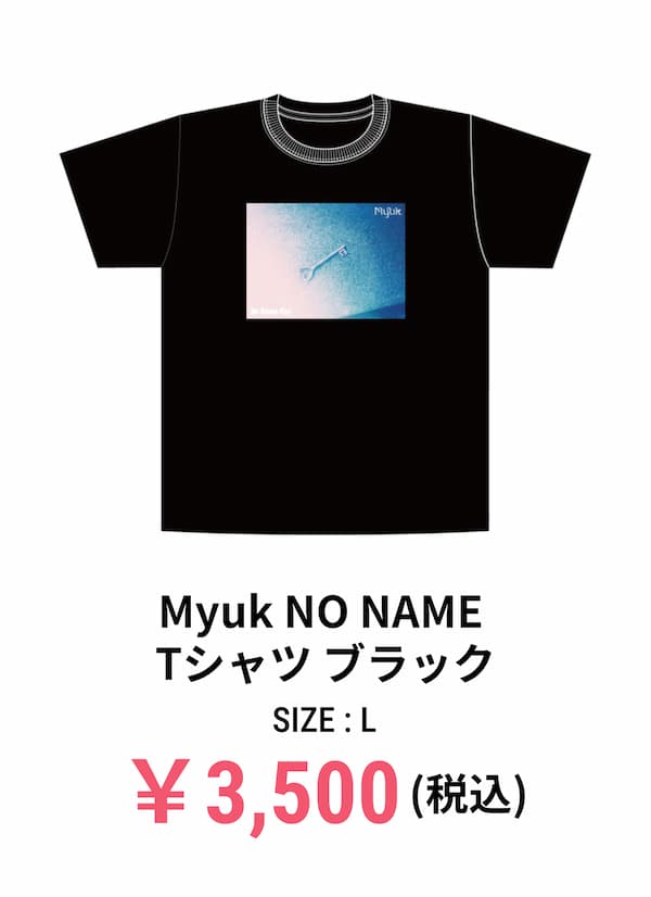 Myuk NO NAME Tシャツ　ブラック