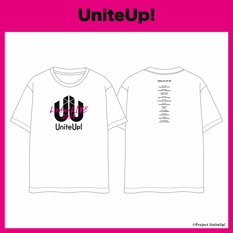 リスアニ！LIVE 2024 公式コラボTシャツ UniteUp!
