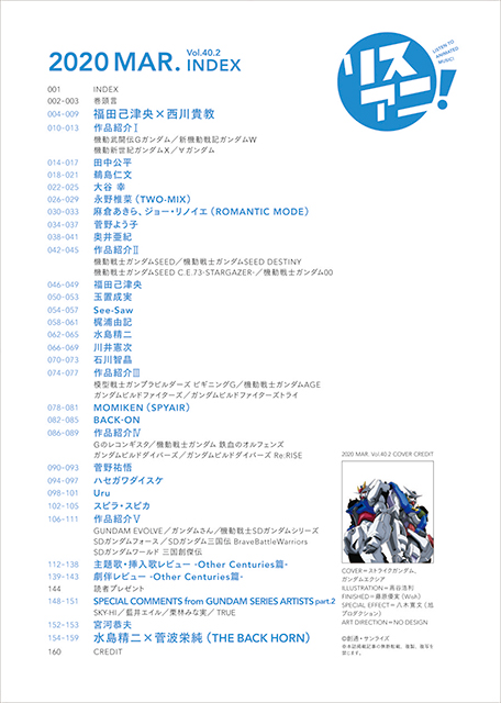 リスアニ！Vol.40.1／40.2「ガンダムシリーズ」音楽大全 - 画像一覧（8/19）