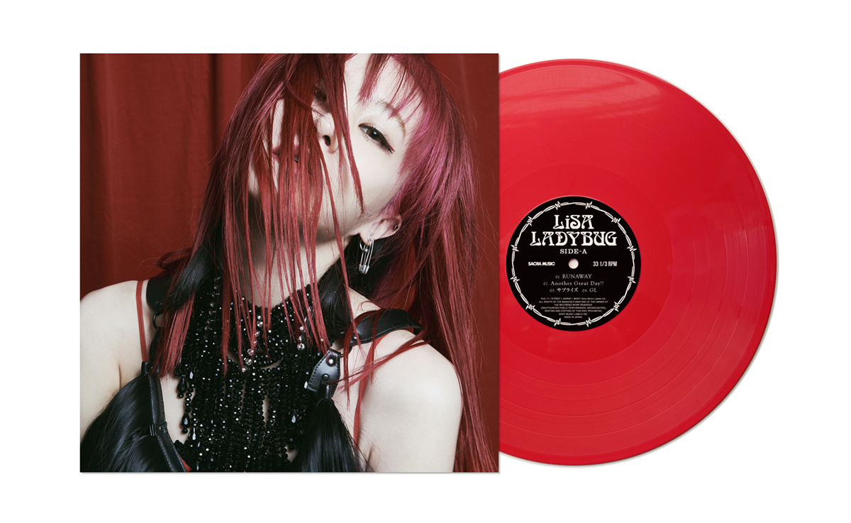 LiSA、アナログ・レコード盤 2月16日発売「明け星 / 白銀」＆3月23日発売「LADYBUG」商品見本画像公開！ - 画像一覧（3/6）