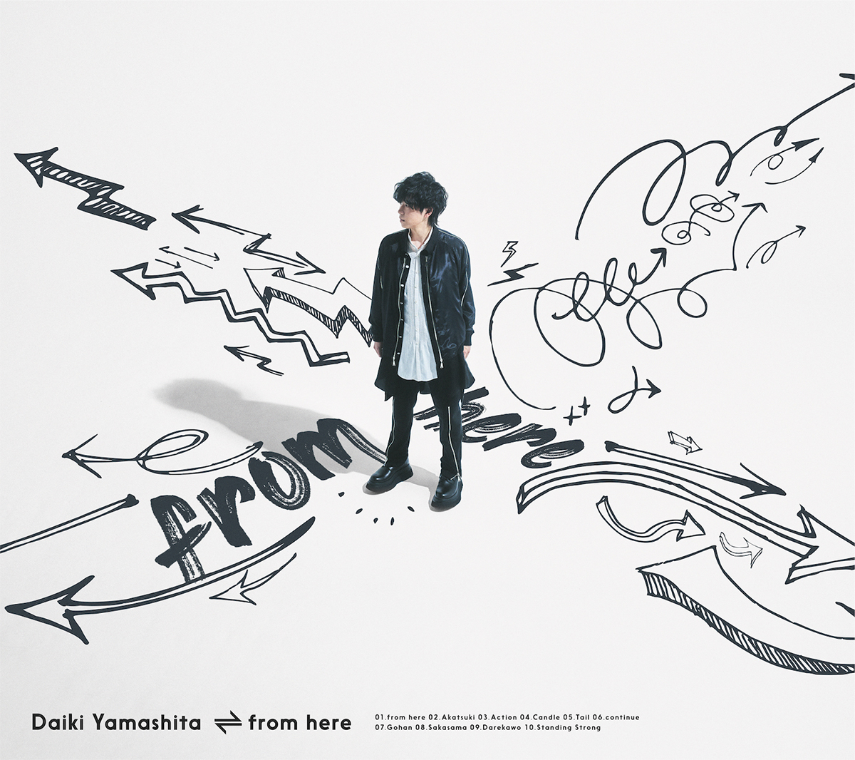 山下大輝、1st Album『from here』のトラックリストを解禁！ブルエン提供曲先行配信決定！ - 画像一覧（2/6）