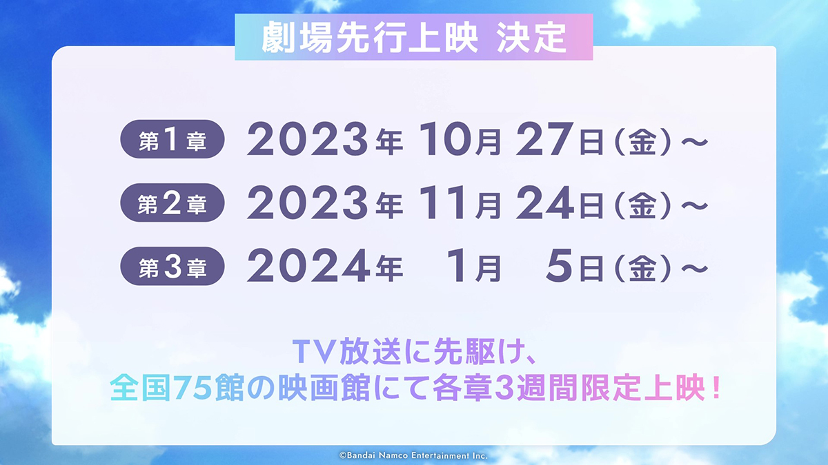 「アイドルマスター シャイニーカラーズ 」2024年春、TVアニメ放送決定！　放送に先駆けて、10月27日より劇場先行上映 - 画像一覧（4/6）