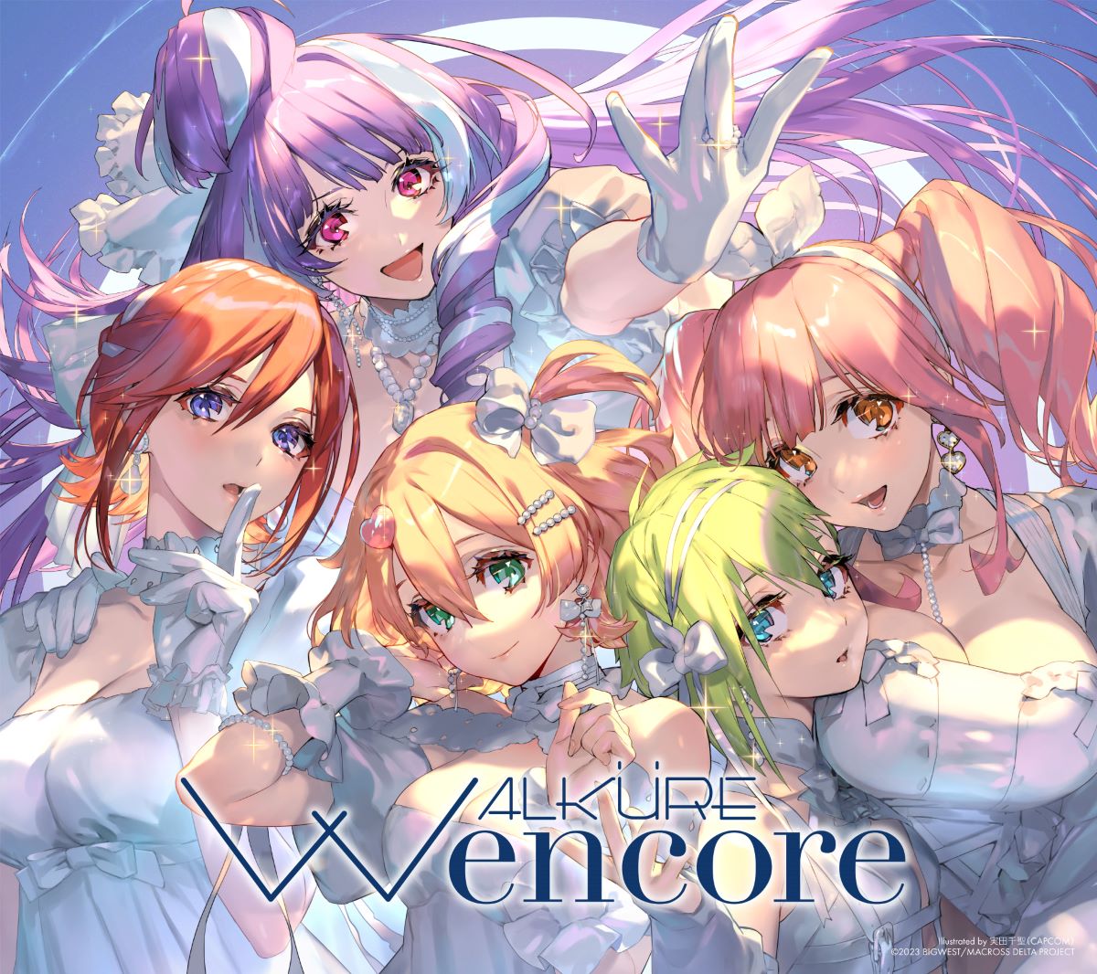 ワルキューレ、『マクロスΔ』ライブアルバム「W encore」実田千聖（CAPCOM）描きおろしジャケット/早期予約特典デザイン公開！ –  画像一覧（3/4） – リスアニ！ – アニソン・アニメ音楽のポータルサイト