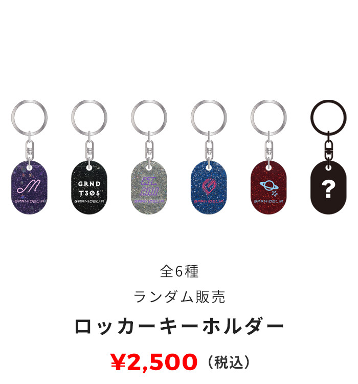 ロッカーキーホルダー ランダム販売 500円（税込）